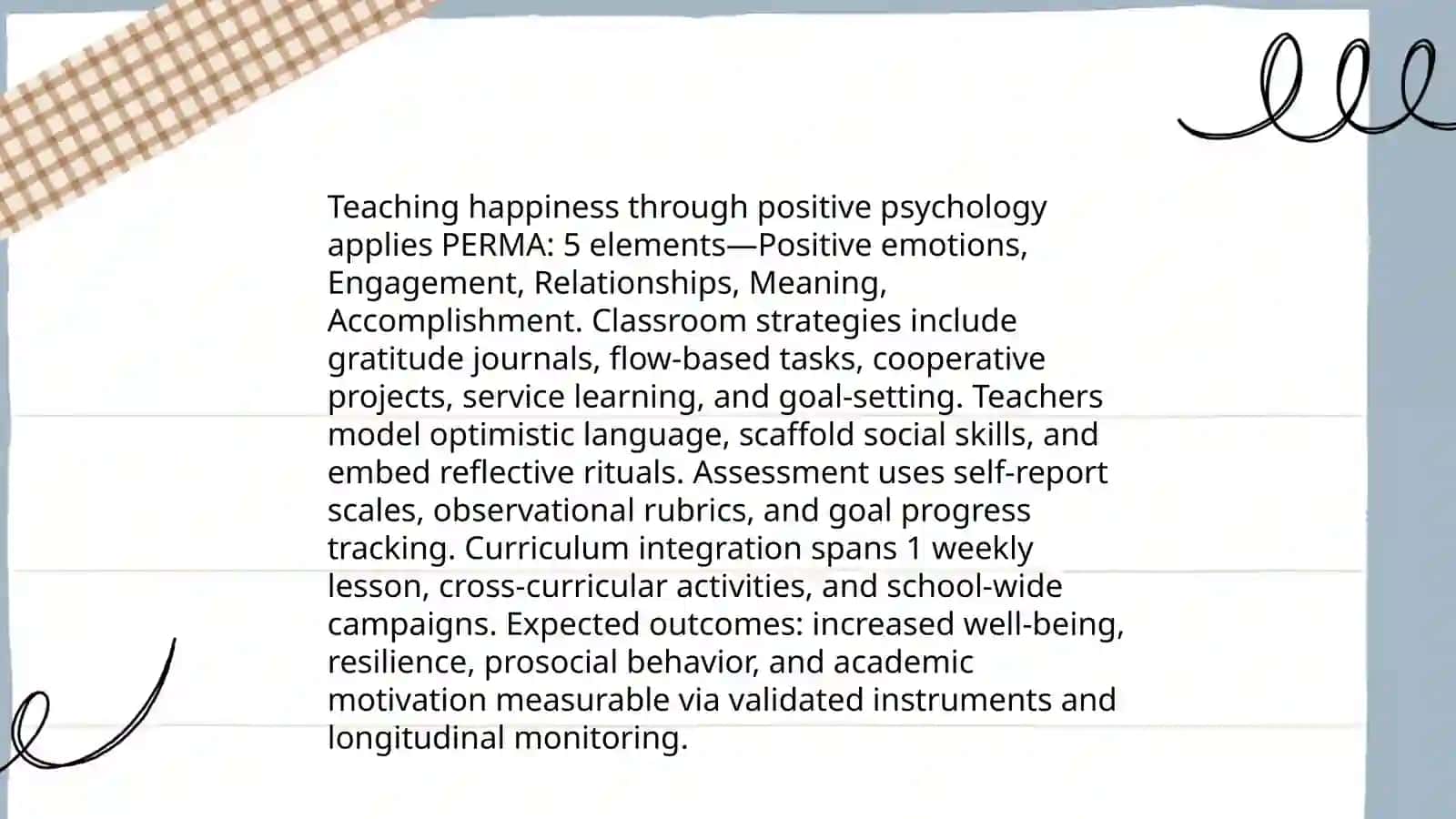 Teaching happiness 4