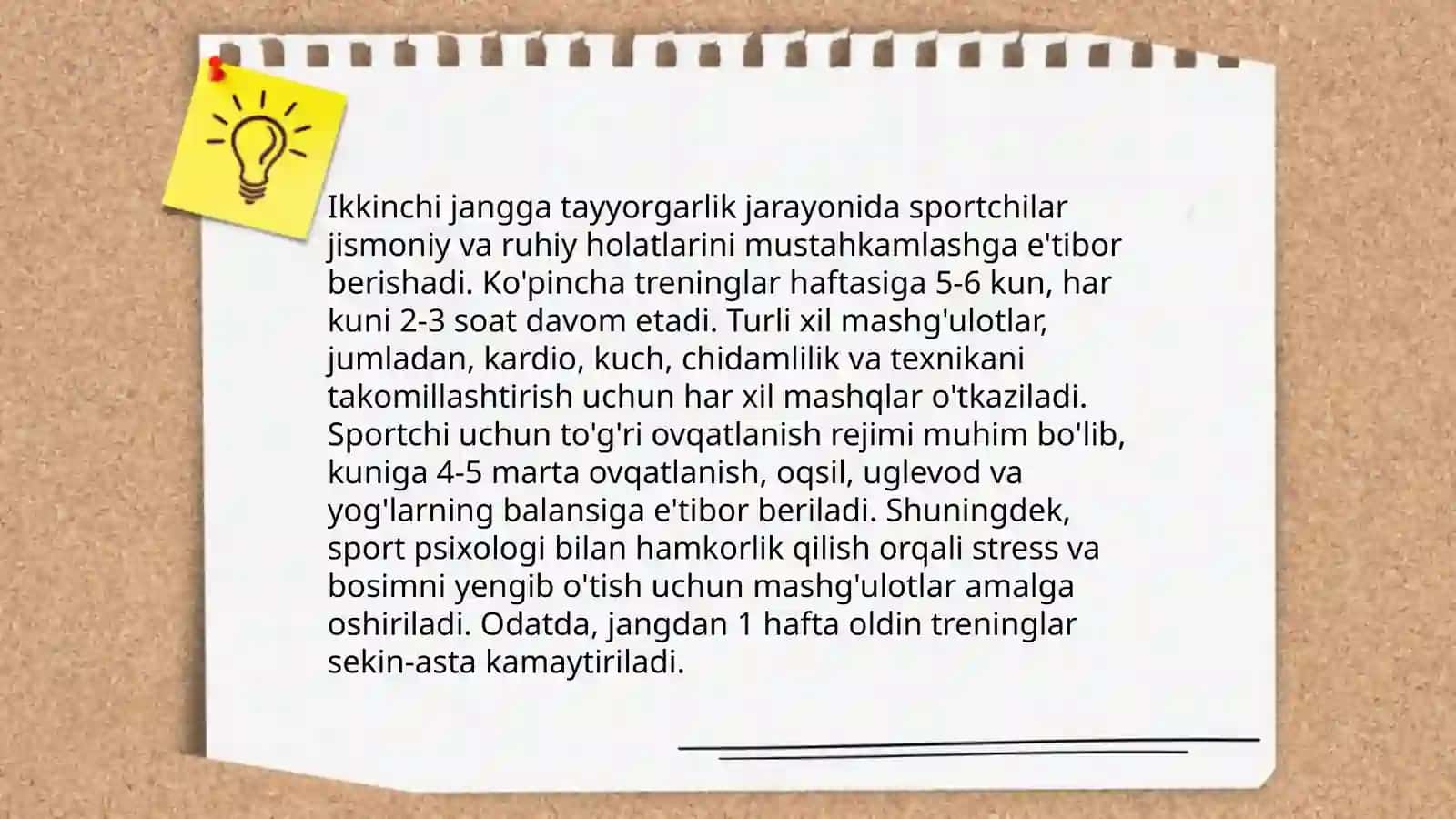 Tez sur’atli bokschiga qarshi jang 4