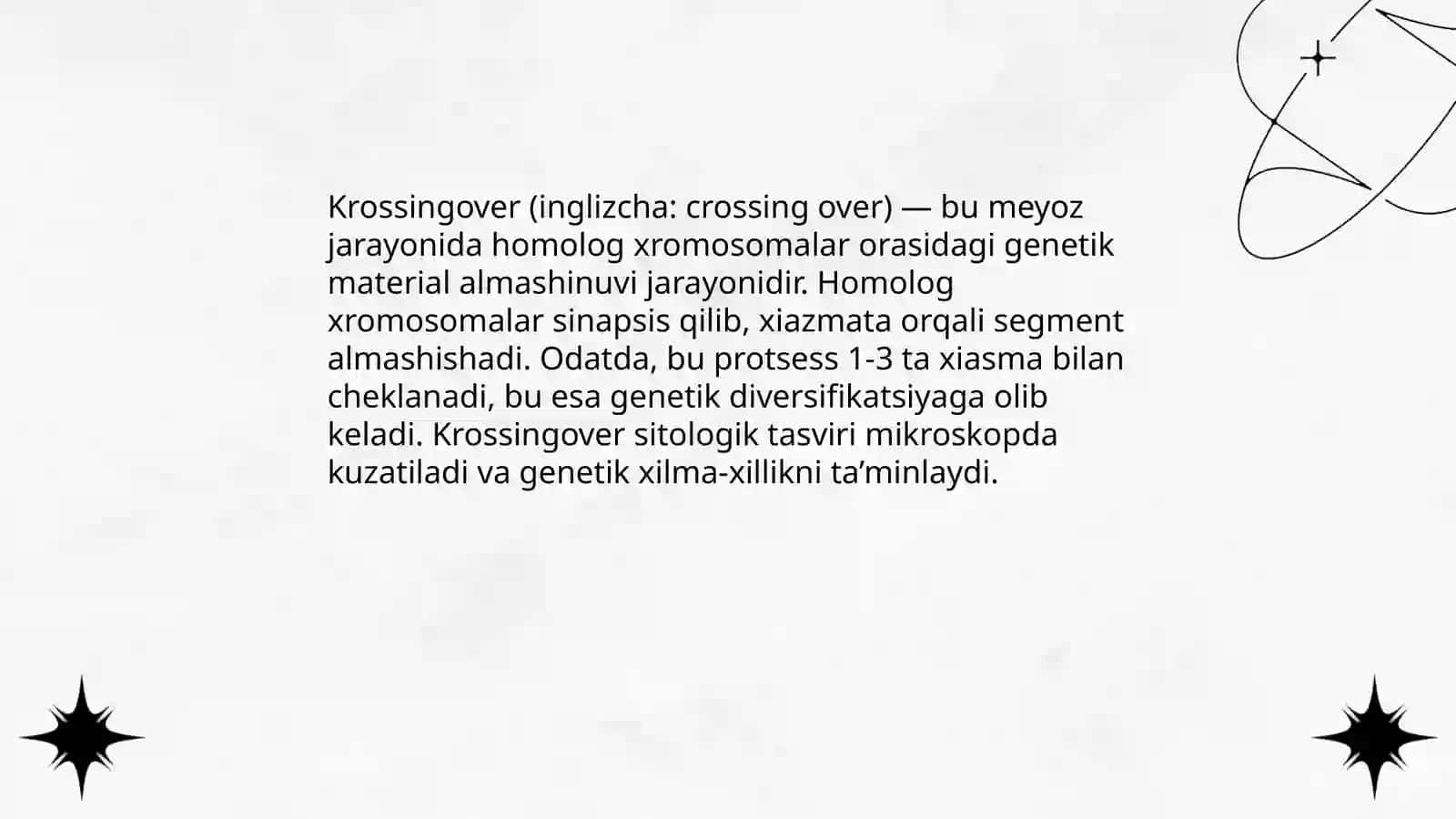 Xromosomalarning genetik va sitologik xaritasi 4
