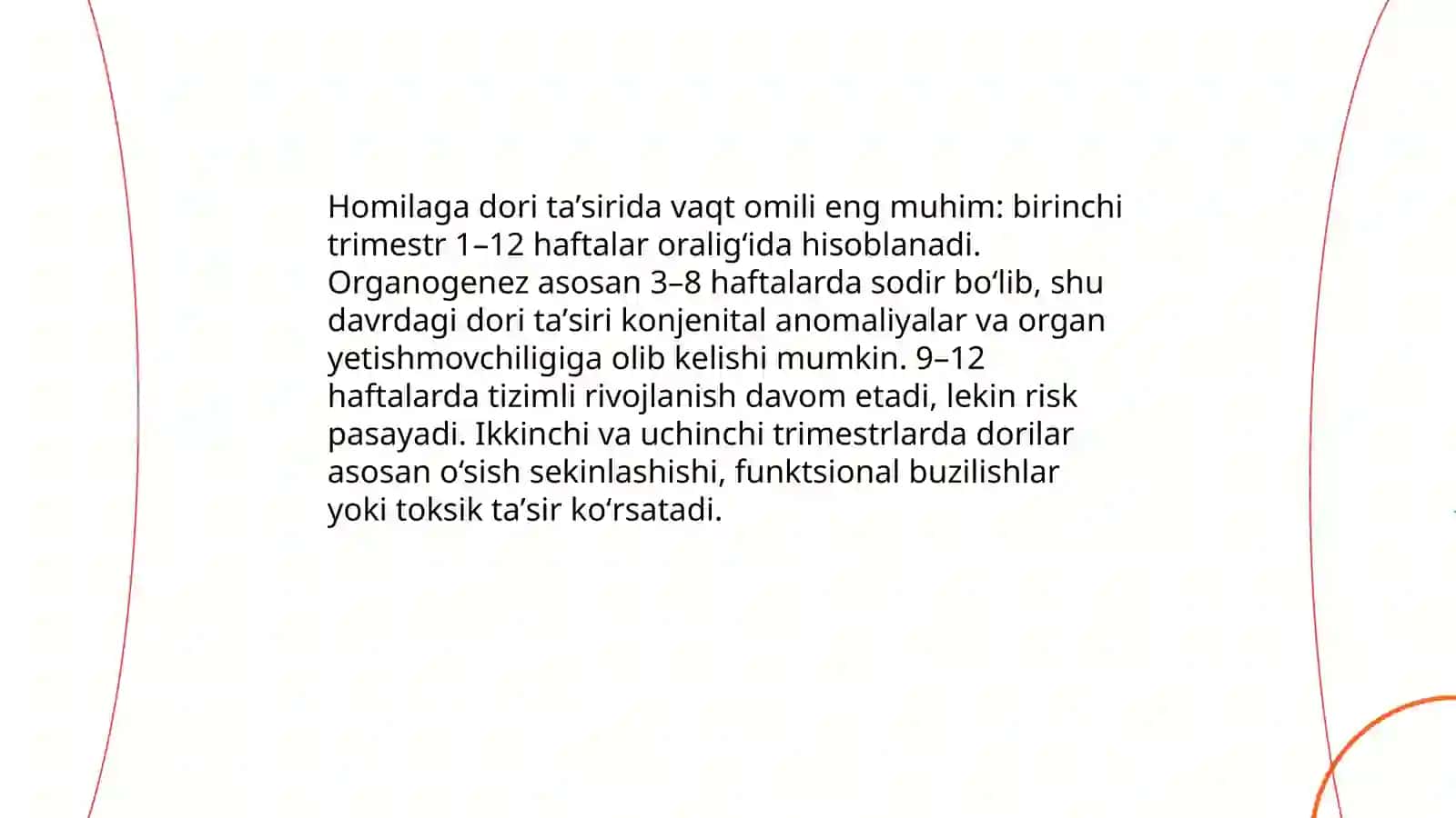 Homilaga dori vositalarining teratogen taʼsiri: mexanizmi va asosiy misollar 4