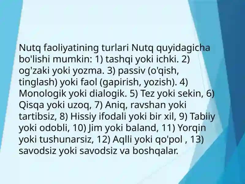 Nutq odobi tushunchasi 4