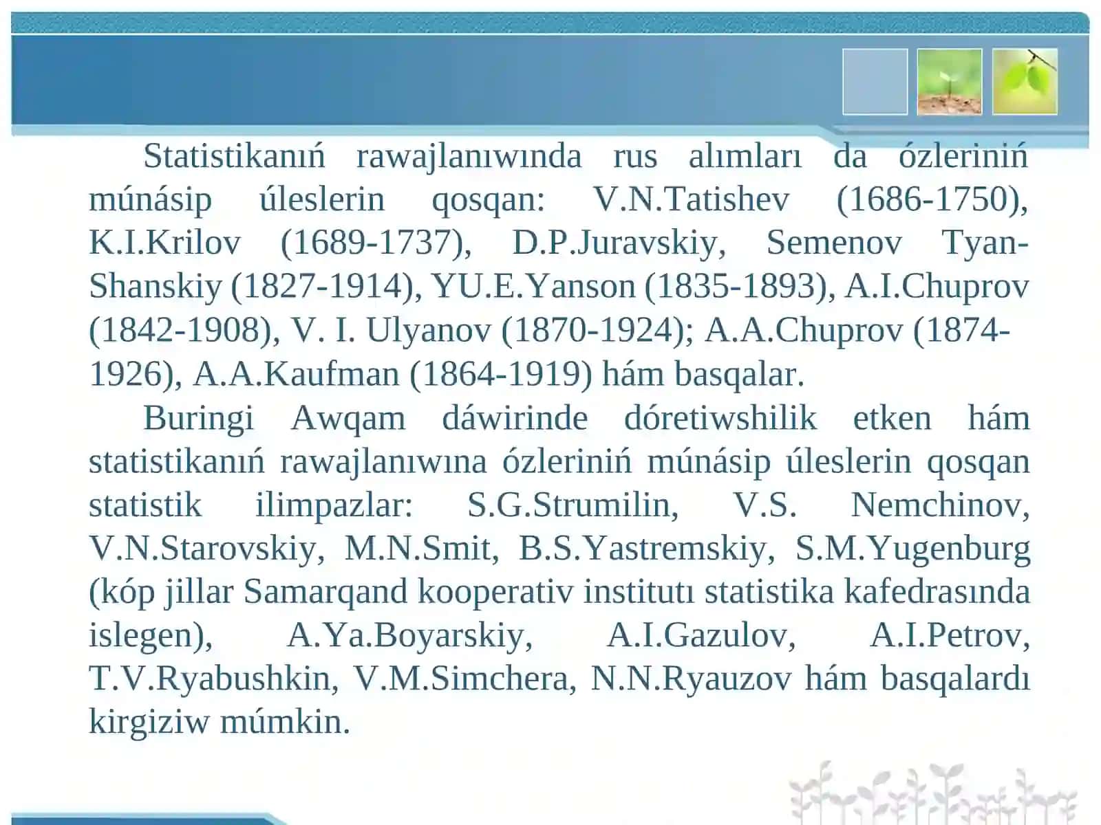 STATISTIKA PÁNINIŃ PREDMETI HÁM METODÍ 4