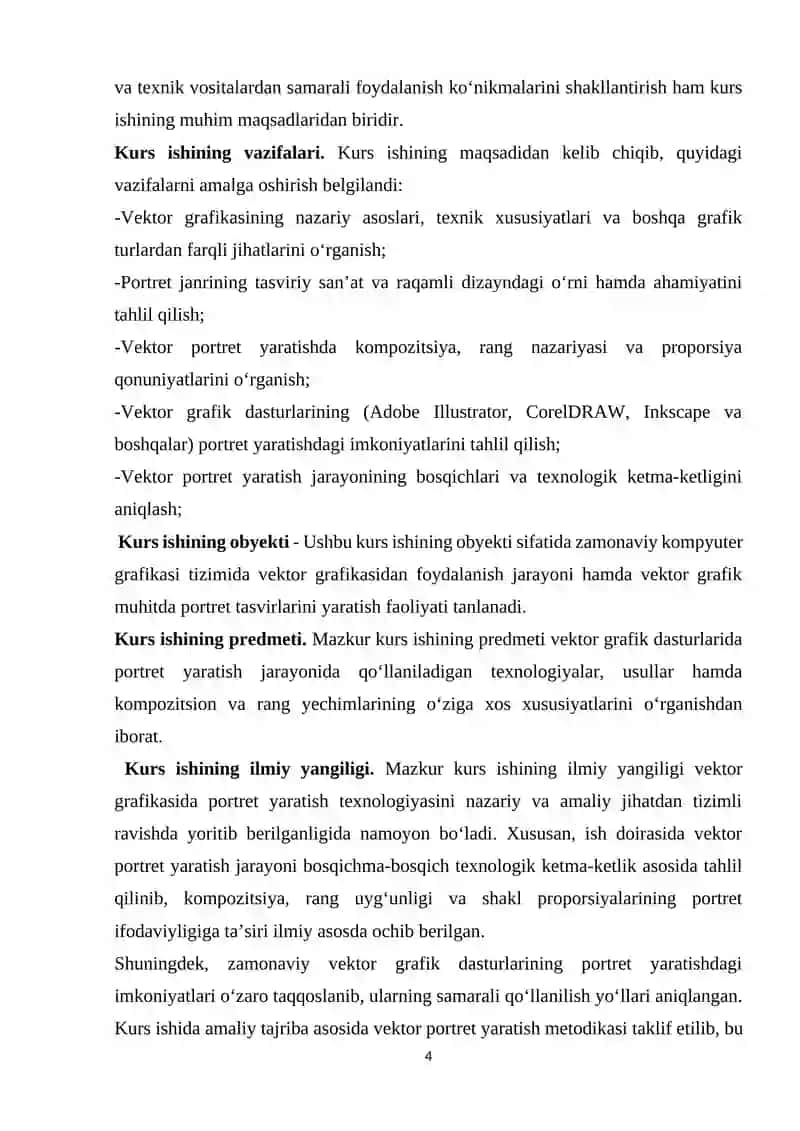 Vektor grafikasida portret yaratish texnologiyasi 4