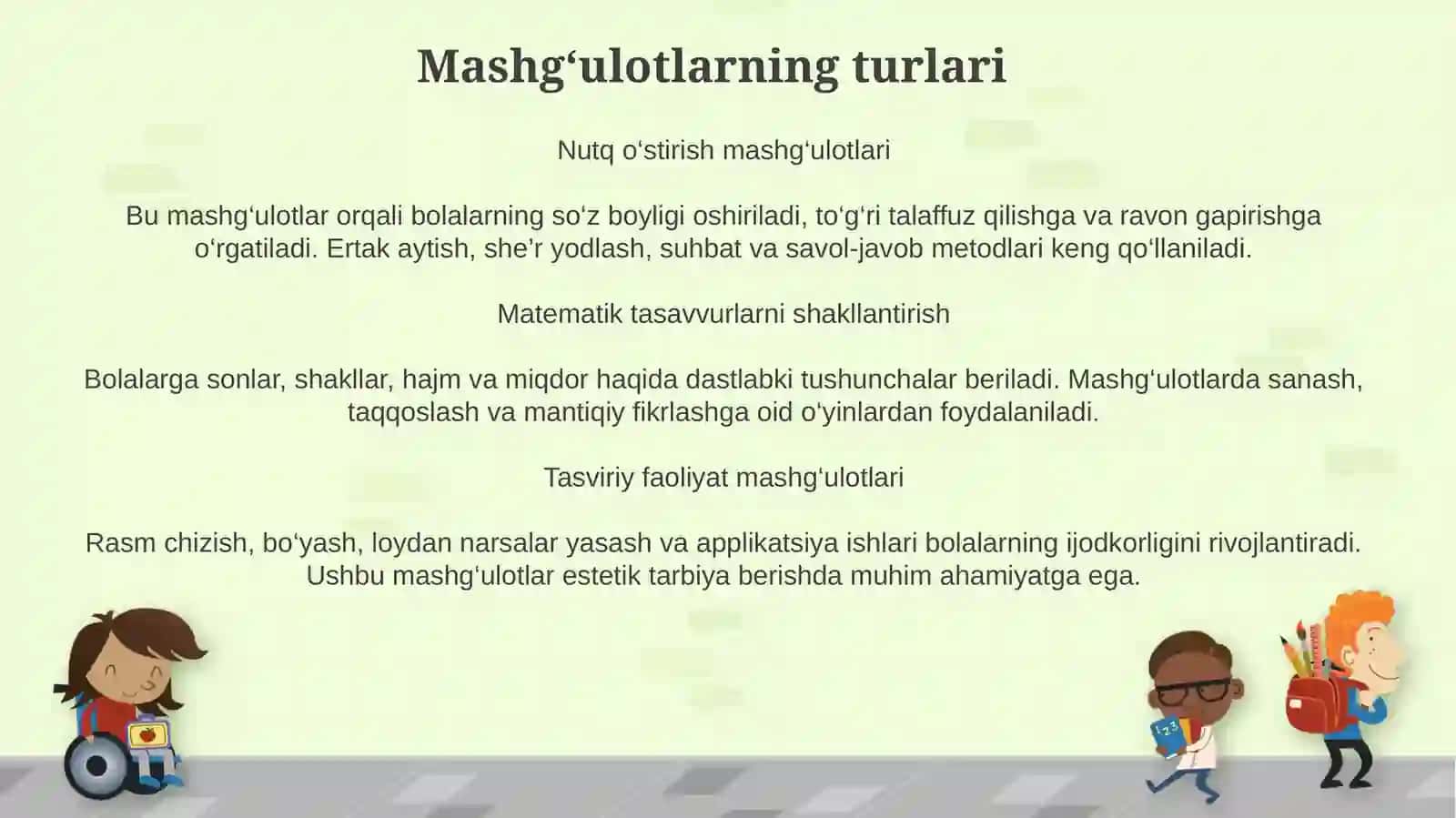 Maktabgacha Ta’lim yoshdagi bolalar bilan mashgulotlar 4