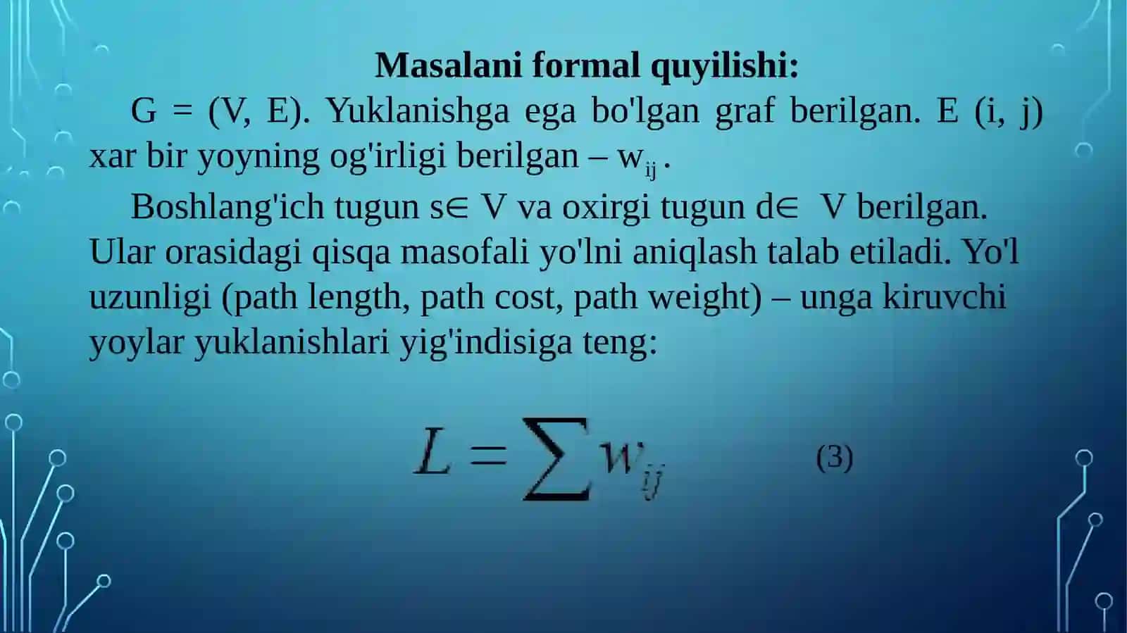 Graflardaengqisqayo‘lnianiqlashalgoritmlari.Lug‘atlarvaularniamalgaoshirish 4