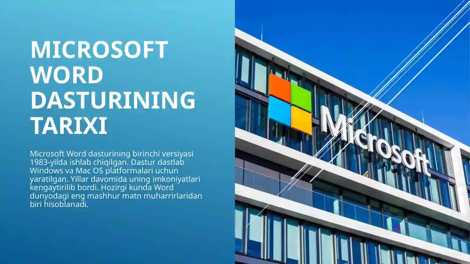 Microsoft word matn muxarririda hujjatlar yaratish,hujjatlarni saqlash,hujjatdan chiqish usullari.microsoft word matn muxarririda gipperssilka obyektlari bilan ishlash va tahrirlash 4