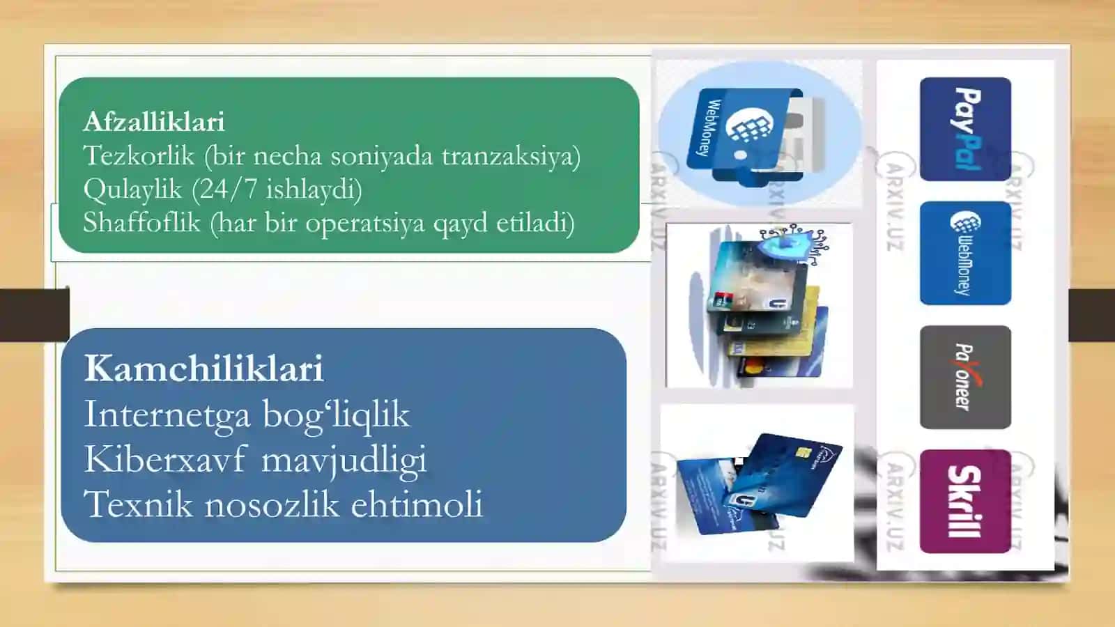 Elektron to‘lov tizimlarida axborot xavfsizligini ta’minlash choralari 4