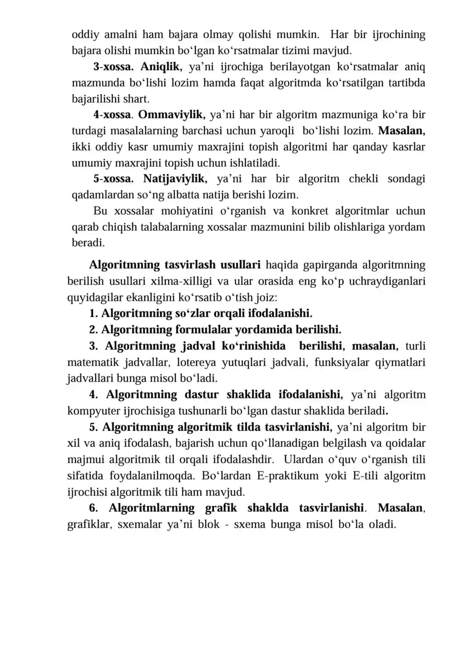 Algoritm va ma‘lumotlar tuzilmasi tushunchasi 4