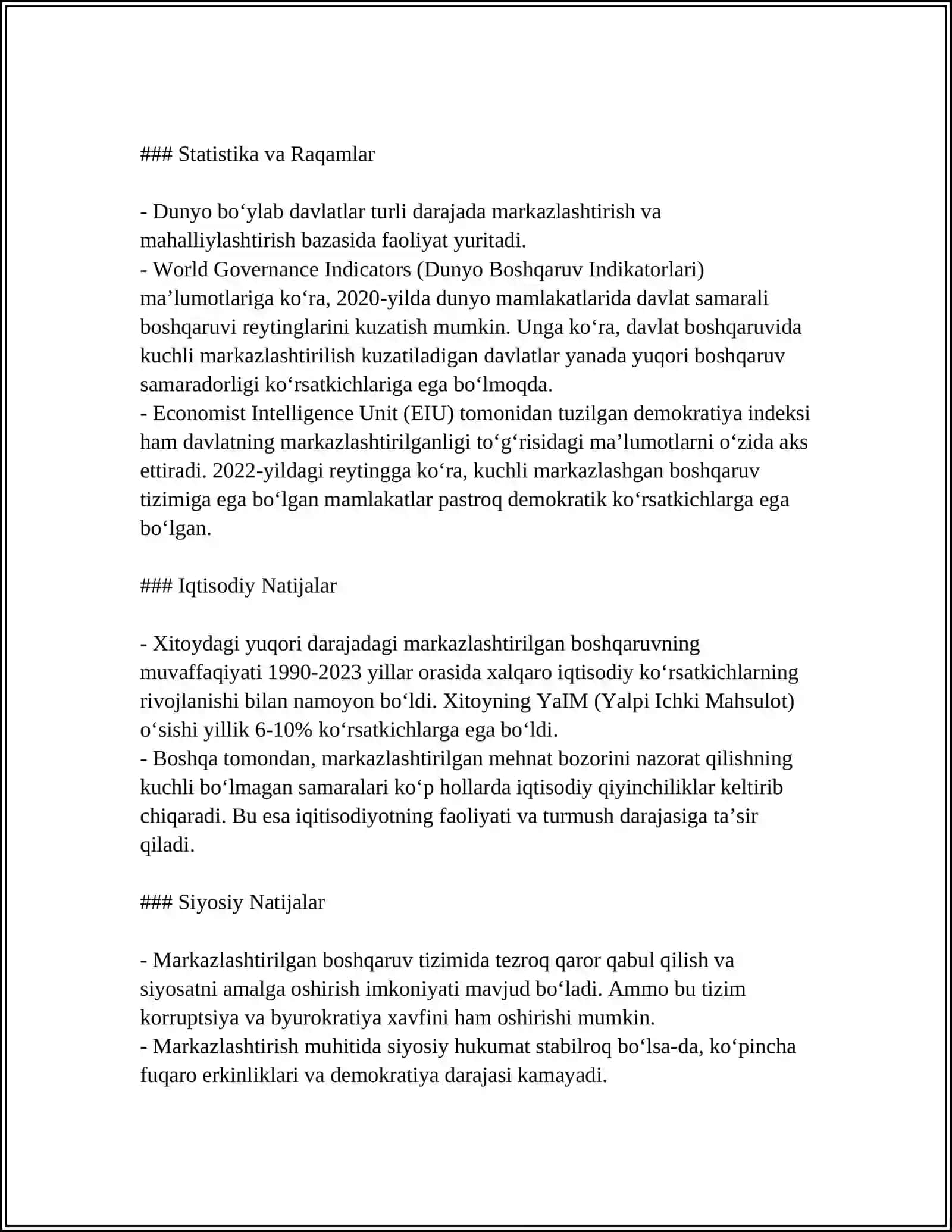 MUSTAQILLIK YILLARIDA DAVLAT BOSHQARUVI TIZIMIDA AMALGA OSHIRILGAN ISLOHATLAR 4