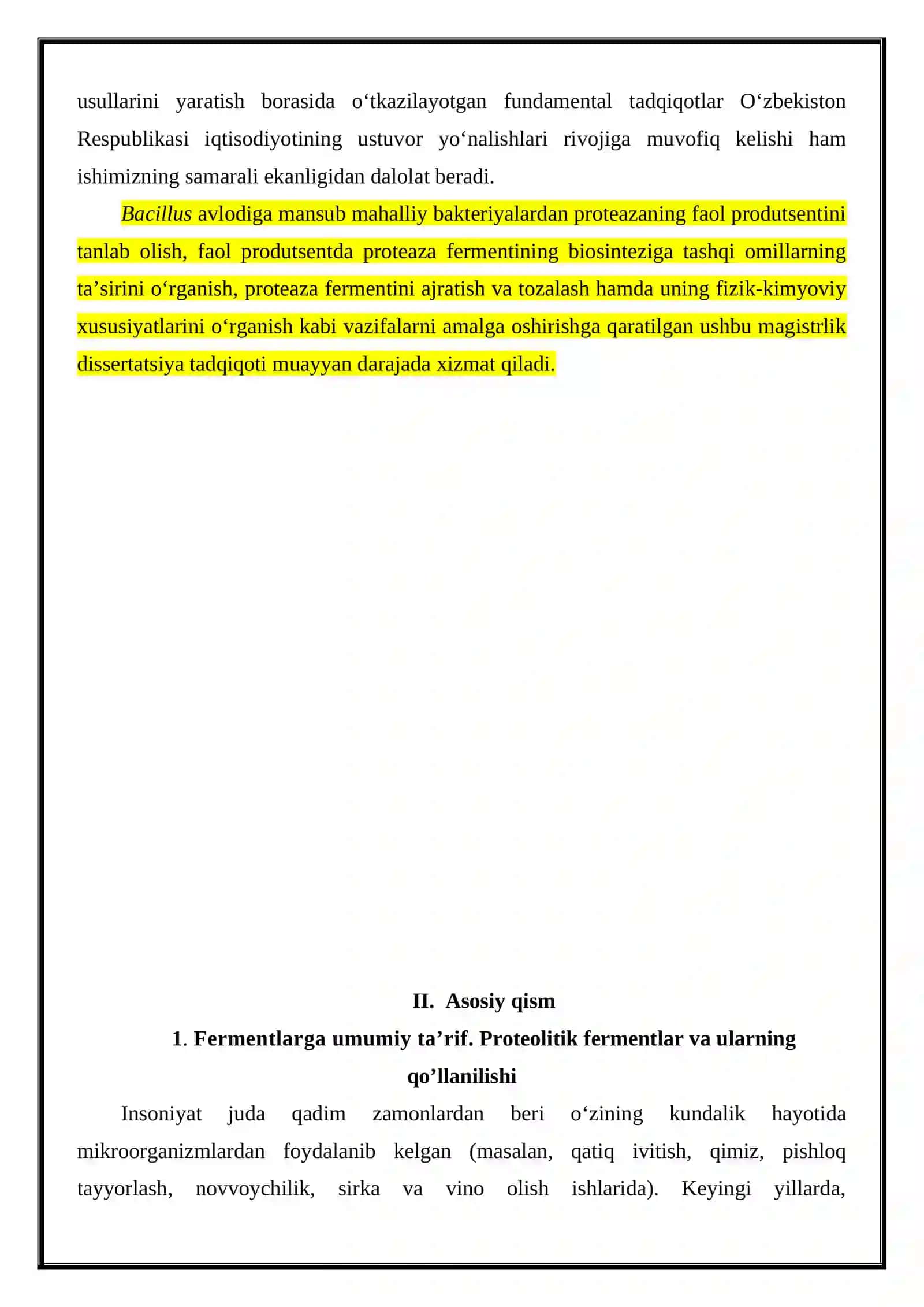 Oziq-ovqat sanoatida protiolitik fermentlar tavsifi 4