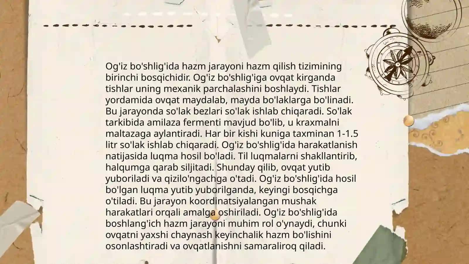 Hazm tizimi fiziologiyasi 4