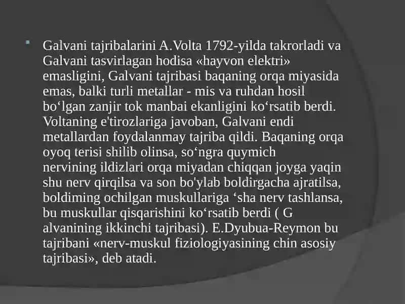 Qo’zg’aluvchan to’qima (bezlarda) bioelektrik xodisalar 4