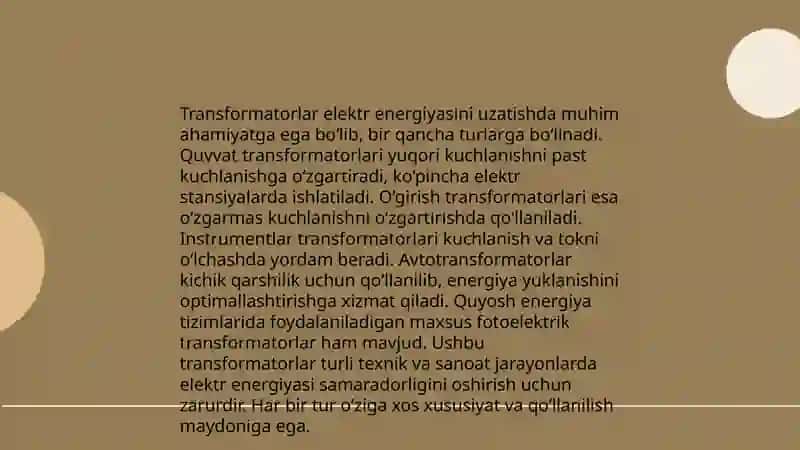 Kuch transformatorlari 4