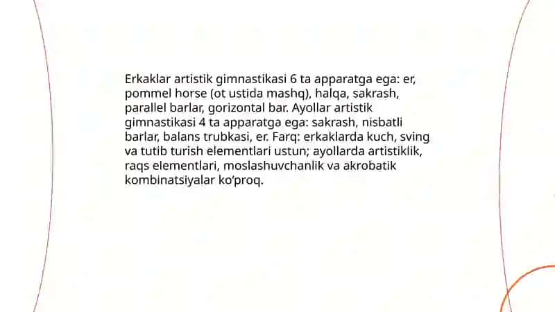Artistik gimnastika va ritmik gimnastika: asosiy farqlar 4