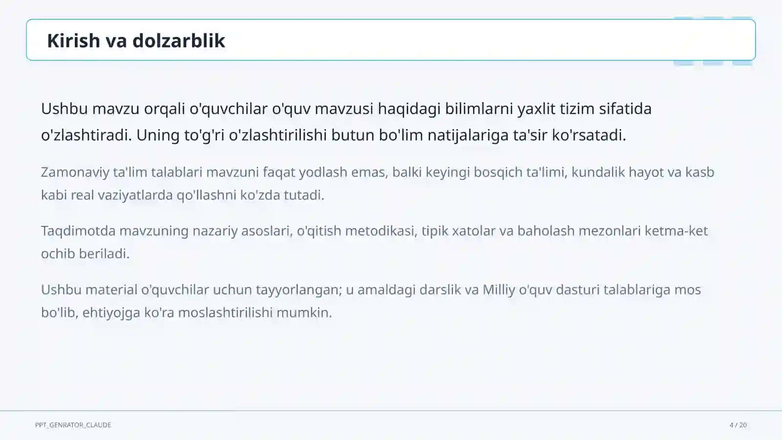 Kompetensiyaviy yondashuv davlat ta'lim standartlari 4
