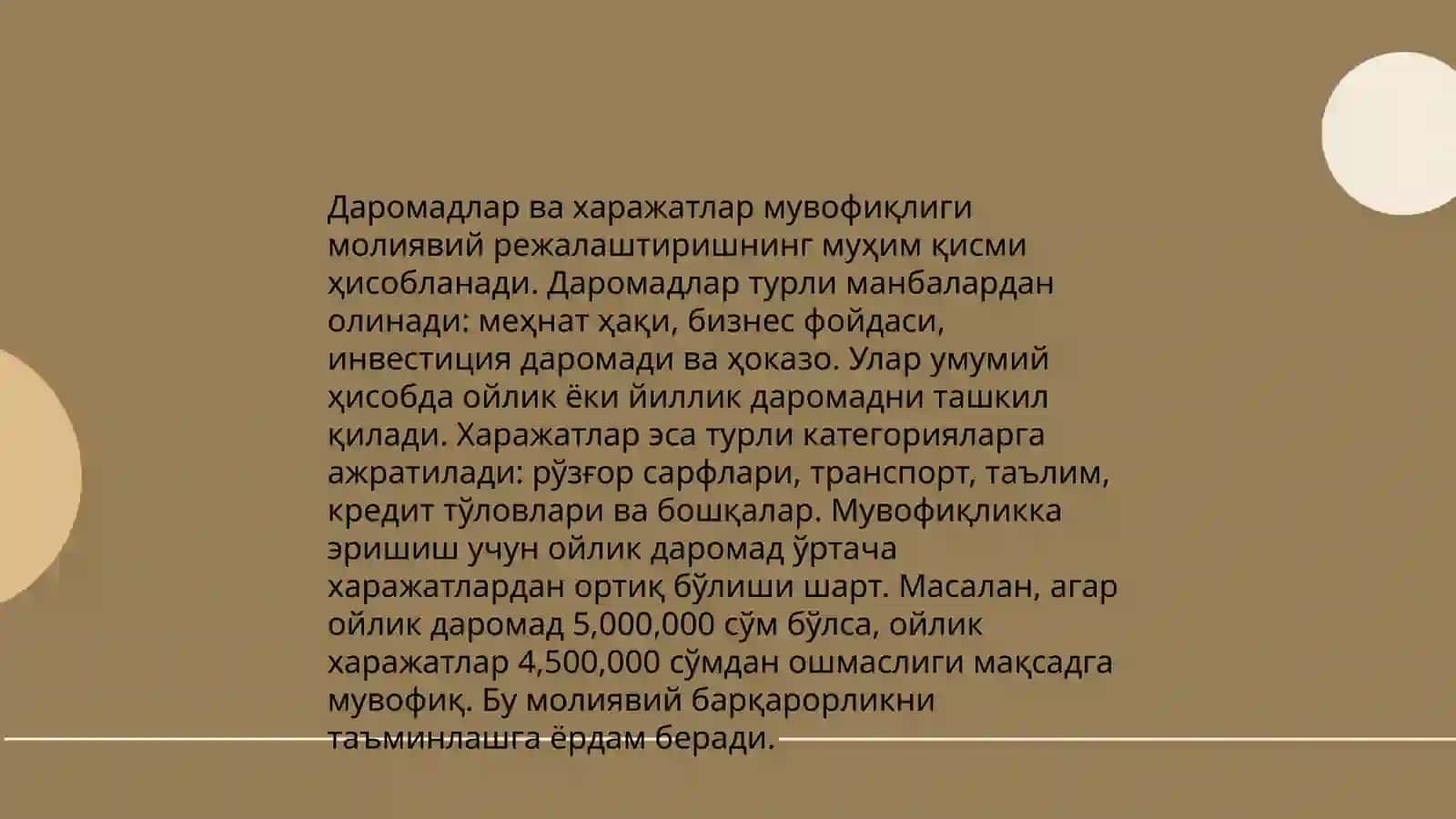 Баланс воситалари ва мажбуриятлари 4
