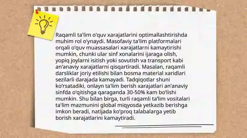 Raqamli ta'limning iqtisodiy samaradorligi va natijala 4