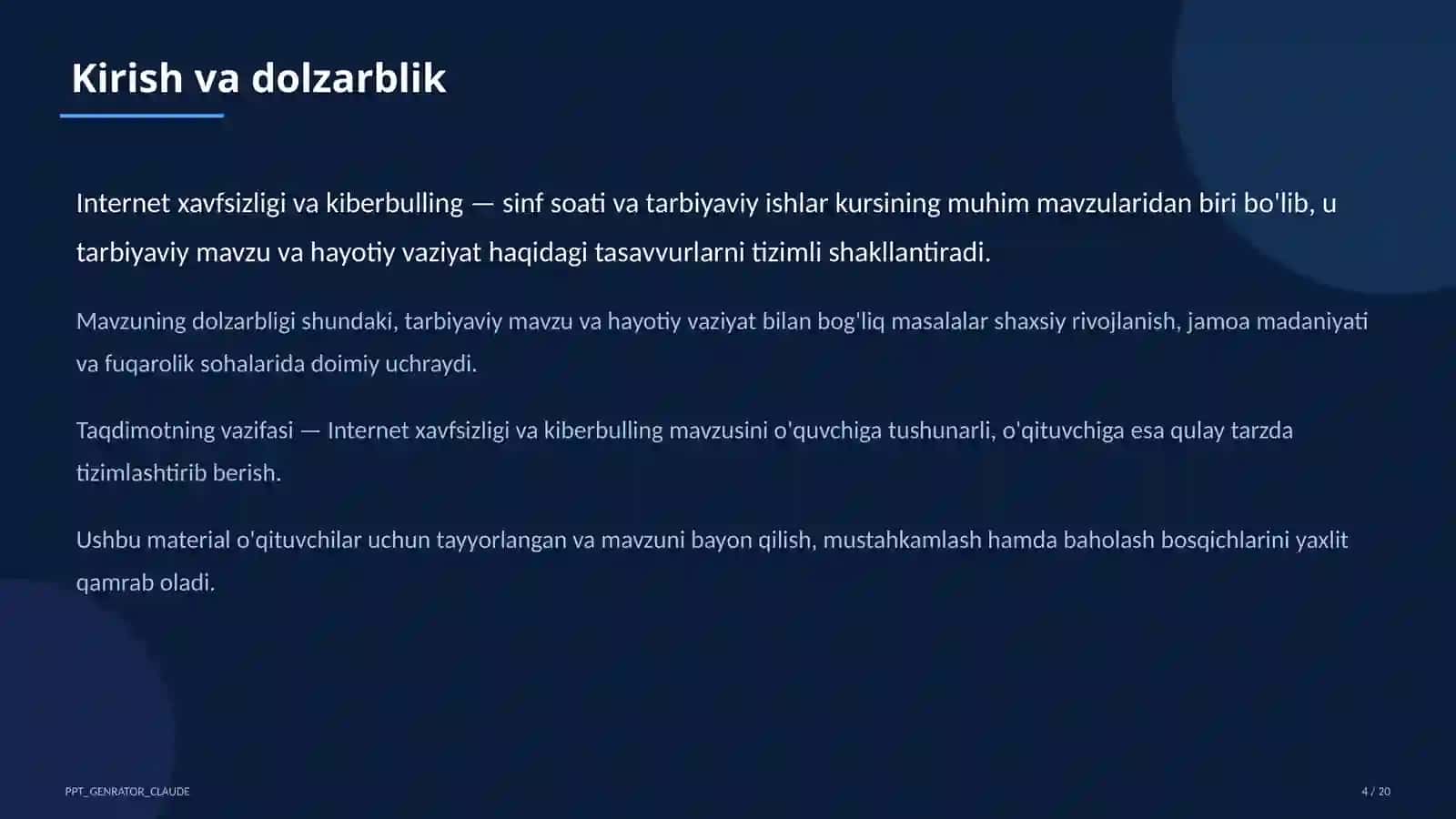 Internet xavfsizligi va kiberbulling 4