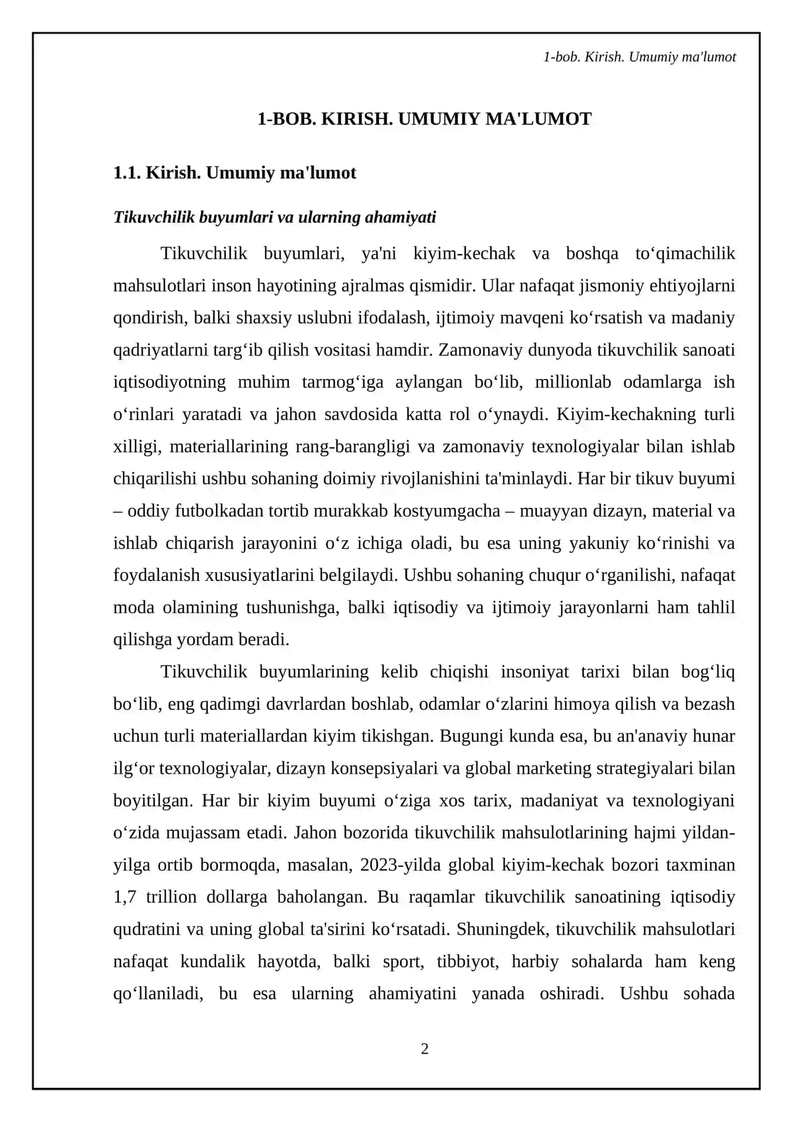 Tikuvchilik buyumlari haqida umumiy ma'lumot,ularga fason va gazlama tanlash 4