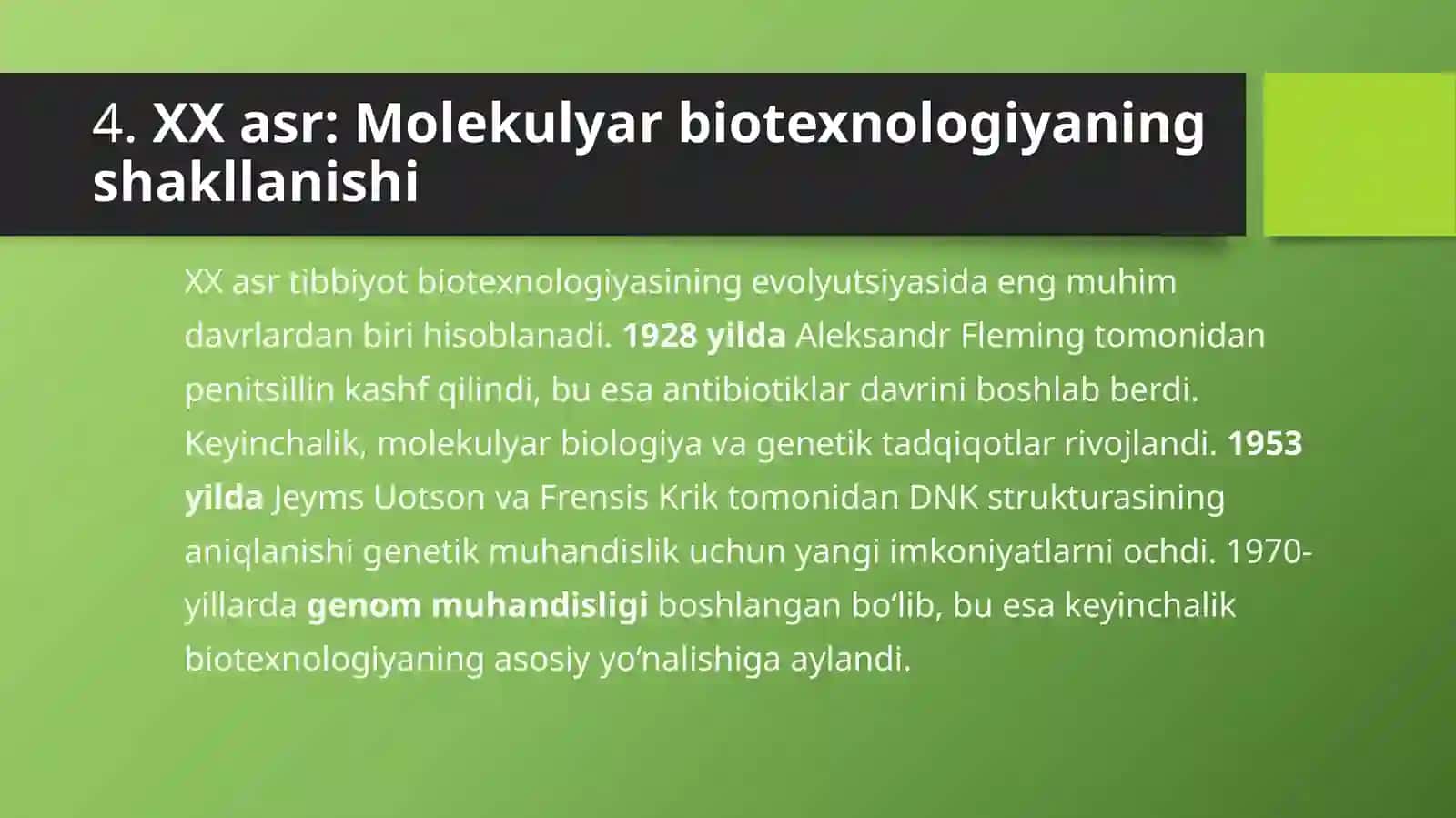 Tibbiyot biotexnologiyasi 4