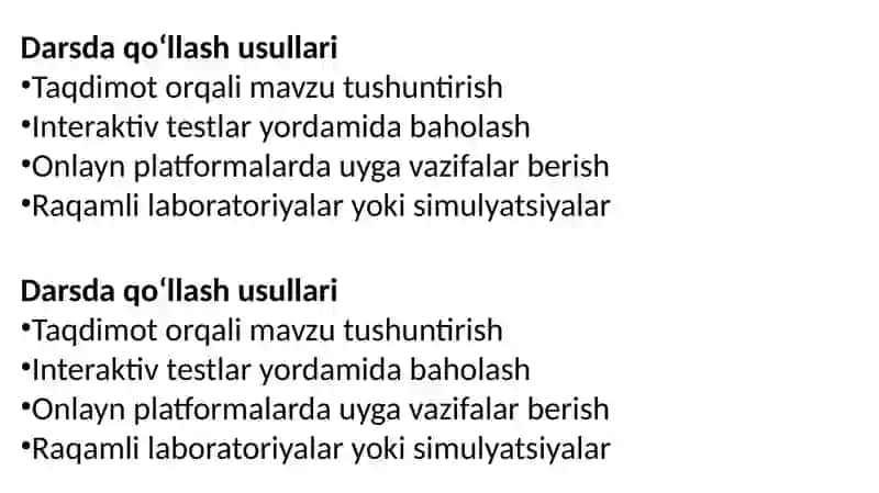 O'qituvchi pedagogik faoliyatida kompyuter texnologiyalaridan foydalanish 4