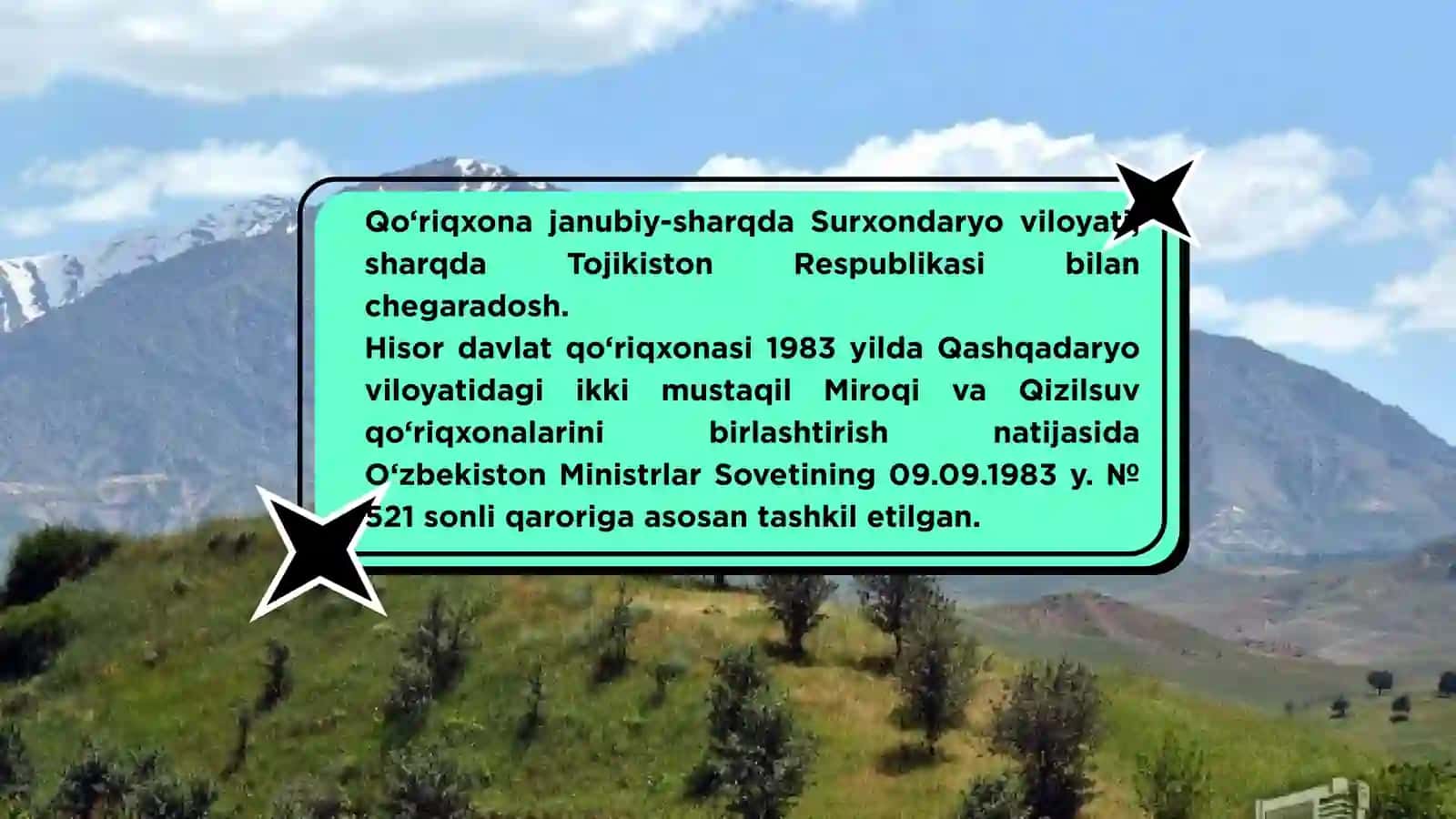 Hisor davlat qoʻriqxonasi 4