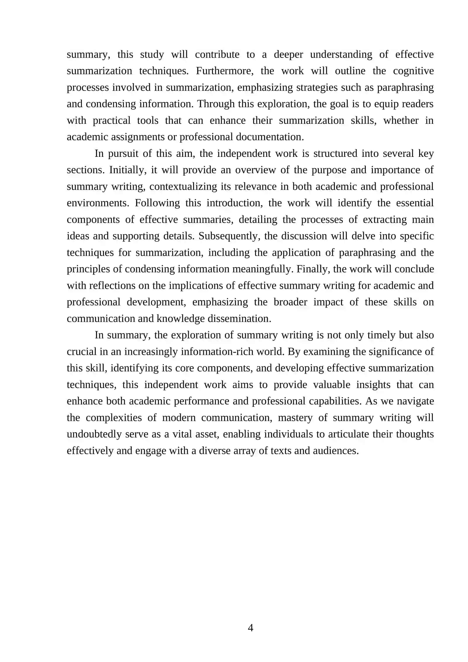 Summary writing 4