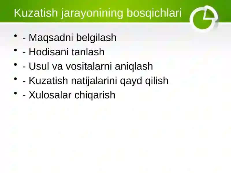Fanlarni kuzatish 4