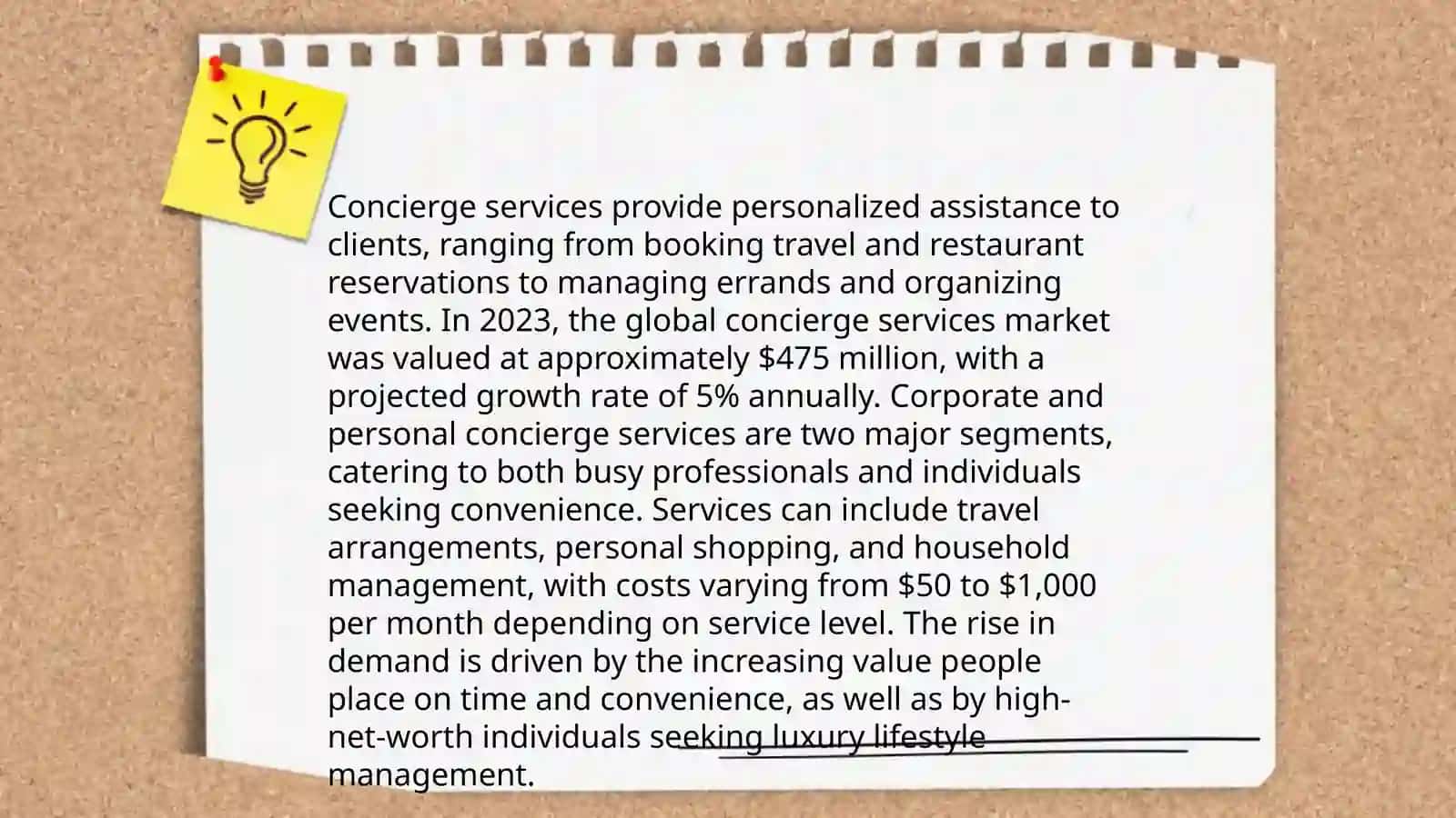 Hotel industry: services 4