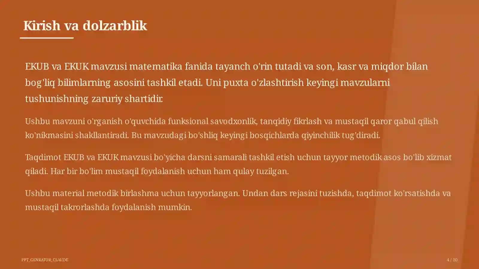 EKUB va EKUK (5-sinf) 4