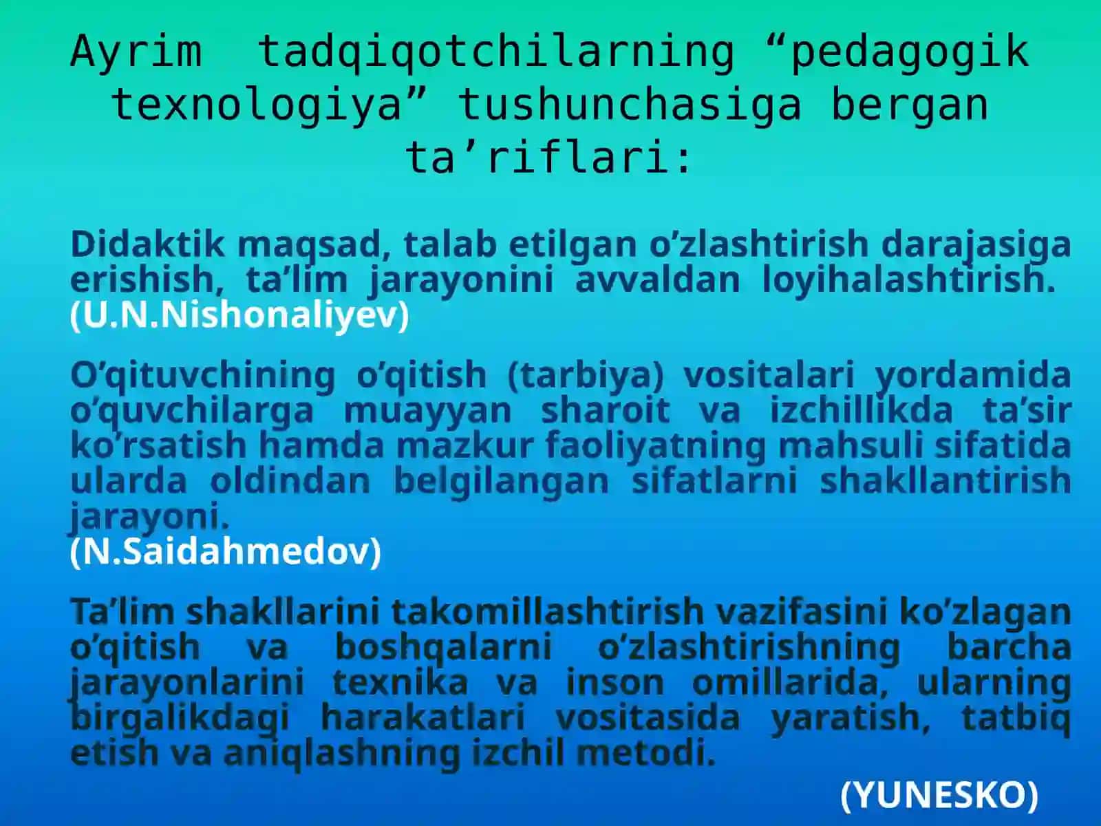 Pedagogik texnologiya 4