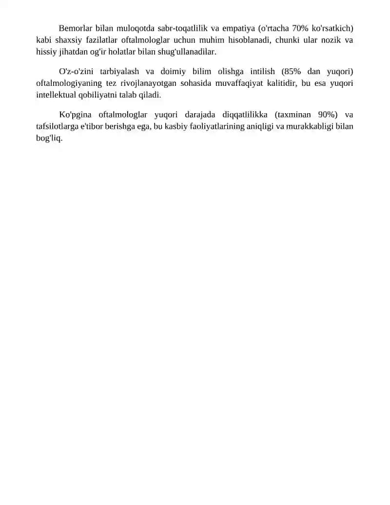 Oftalmologlarning psixalogik portreti 4