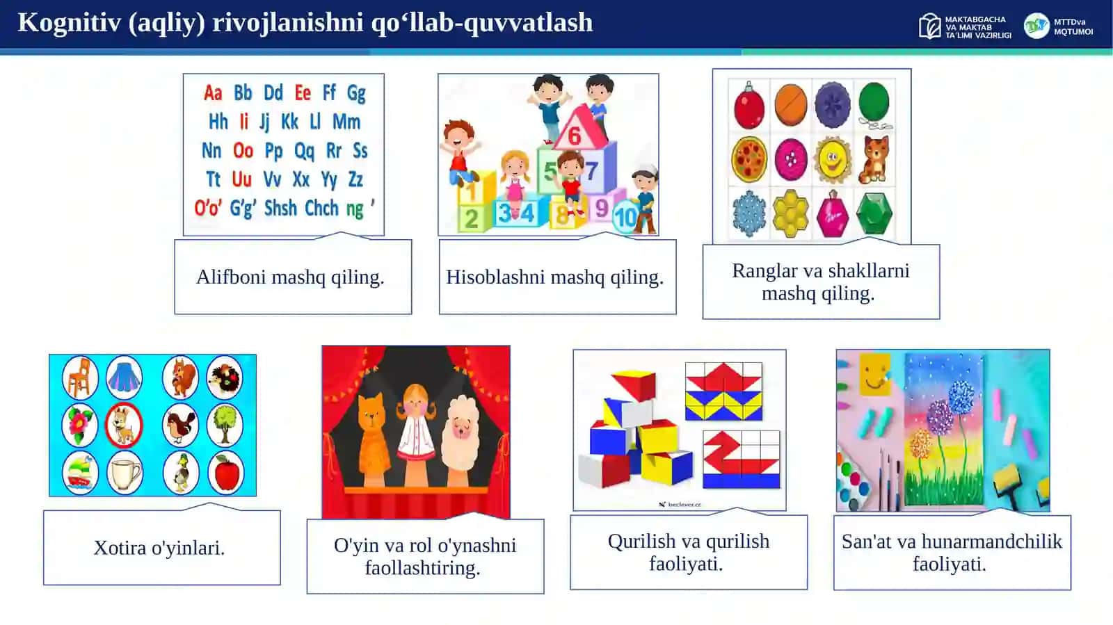 MAVZU:MAKTABGACHA YOSHDA KOGNITIV RIVOJLANISHNI QO‘LLAB-QUVVATLASH 4