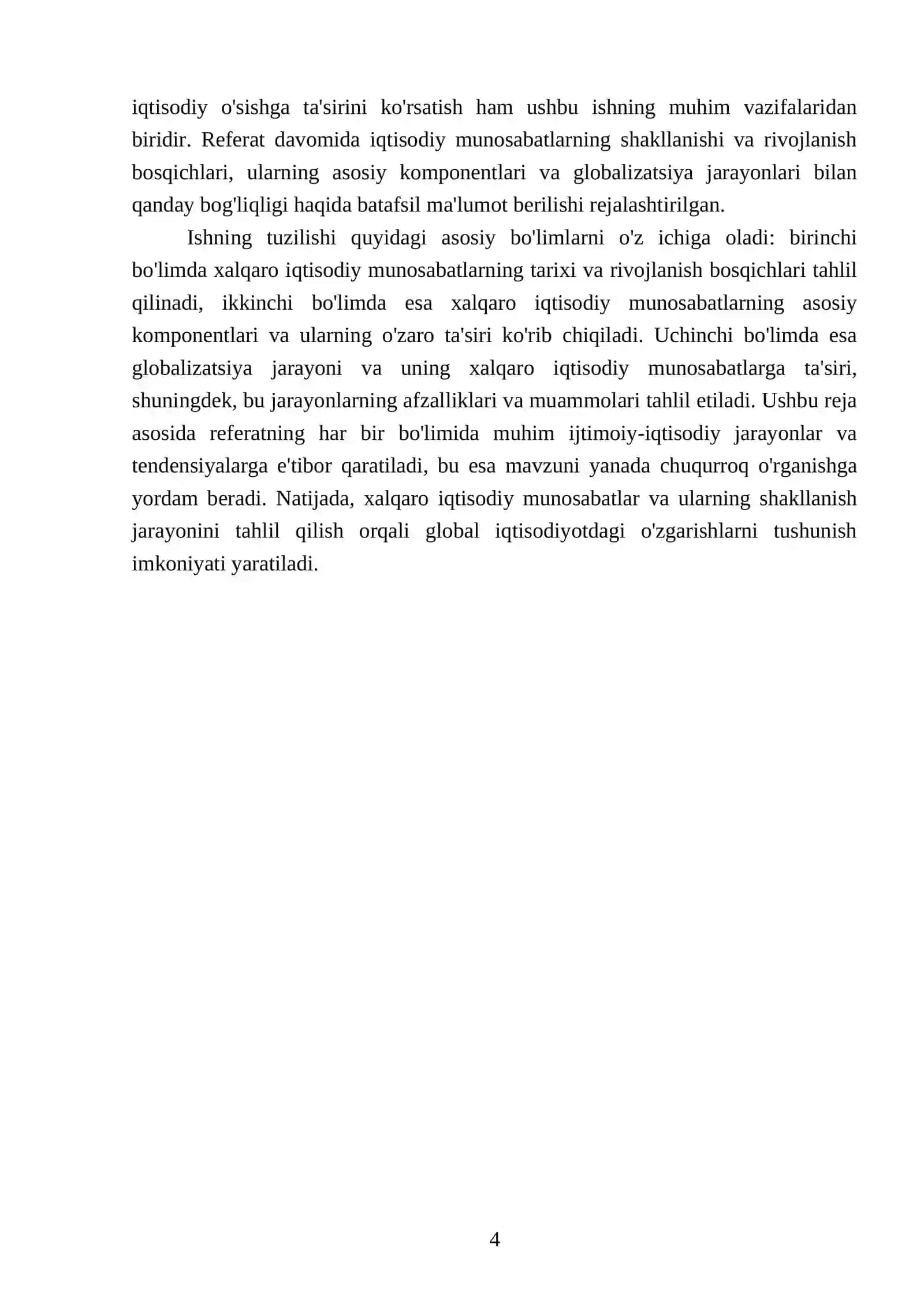 Xalqaro Iqtisodiy Munosabatlar va Uning Shaklanishi 4