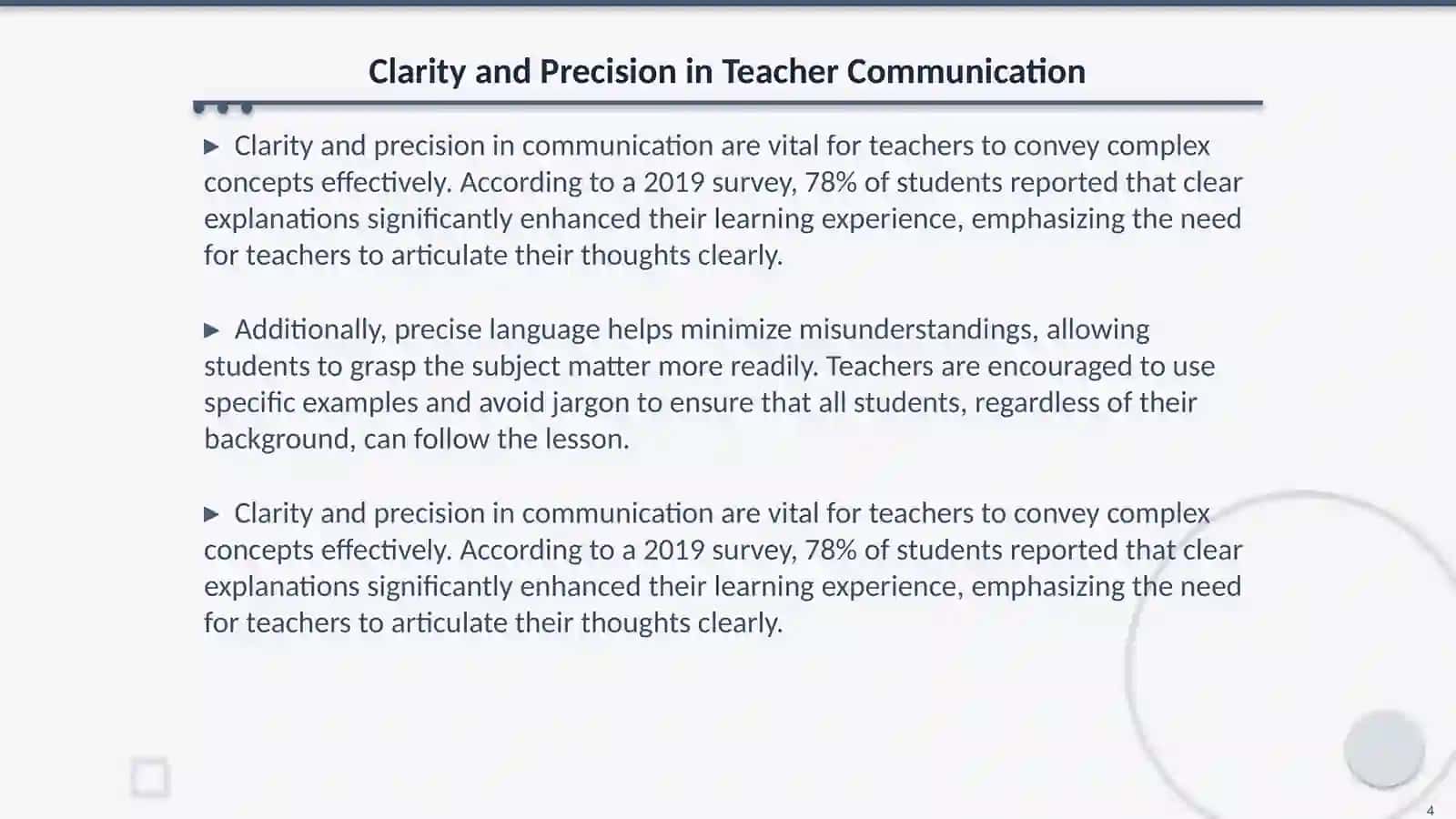 Norms of a Teacher’s Speech 4