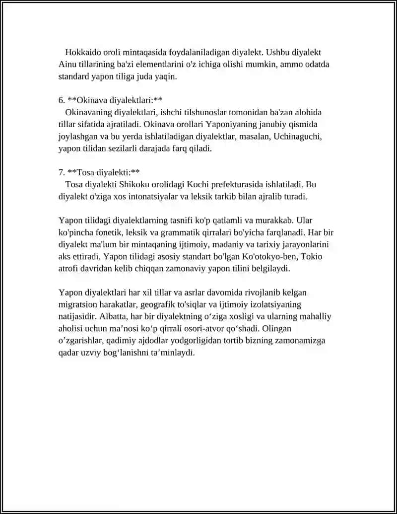 YAPON TILIDAGI DIELEKTLAR 4