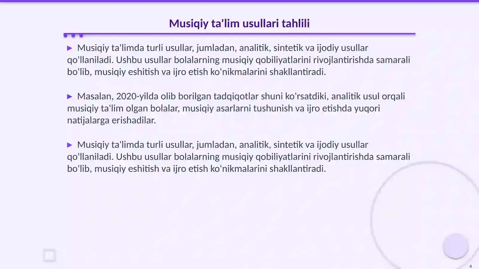 Bolalarning musiqiy madaniyatini shakllantirish 4