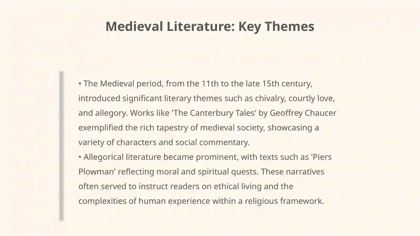 British Literary Periods 4