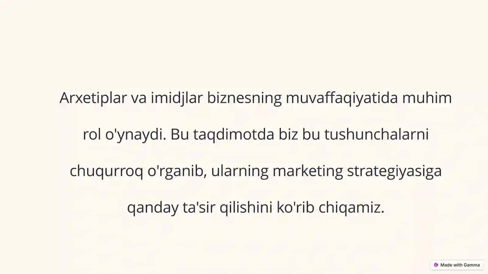 Arxetip va imidjlar: Bisnes va marketingda imidjning roli 4