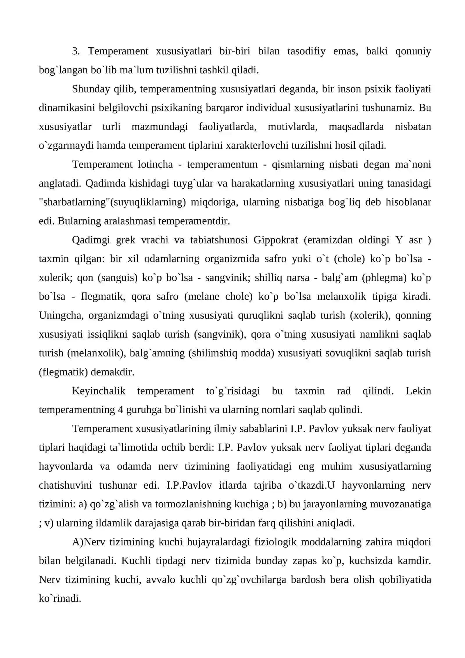 TEMPERAMENT TIPLARI 4
