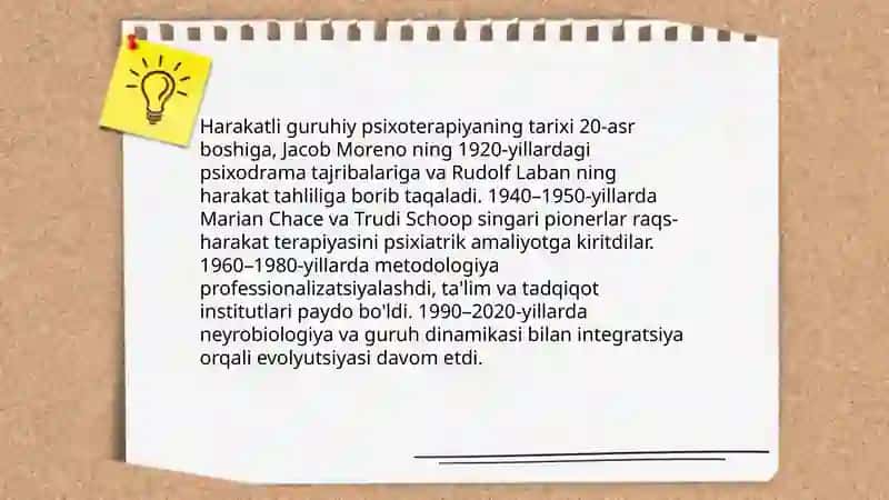 Harakatli guruhiy psixoterapiyasi 4