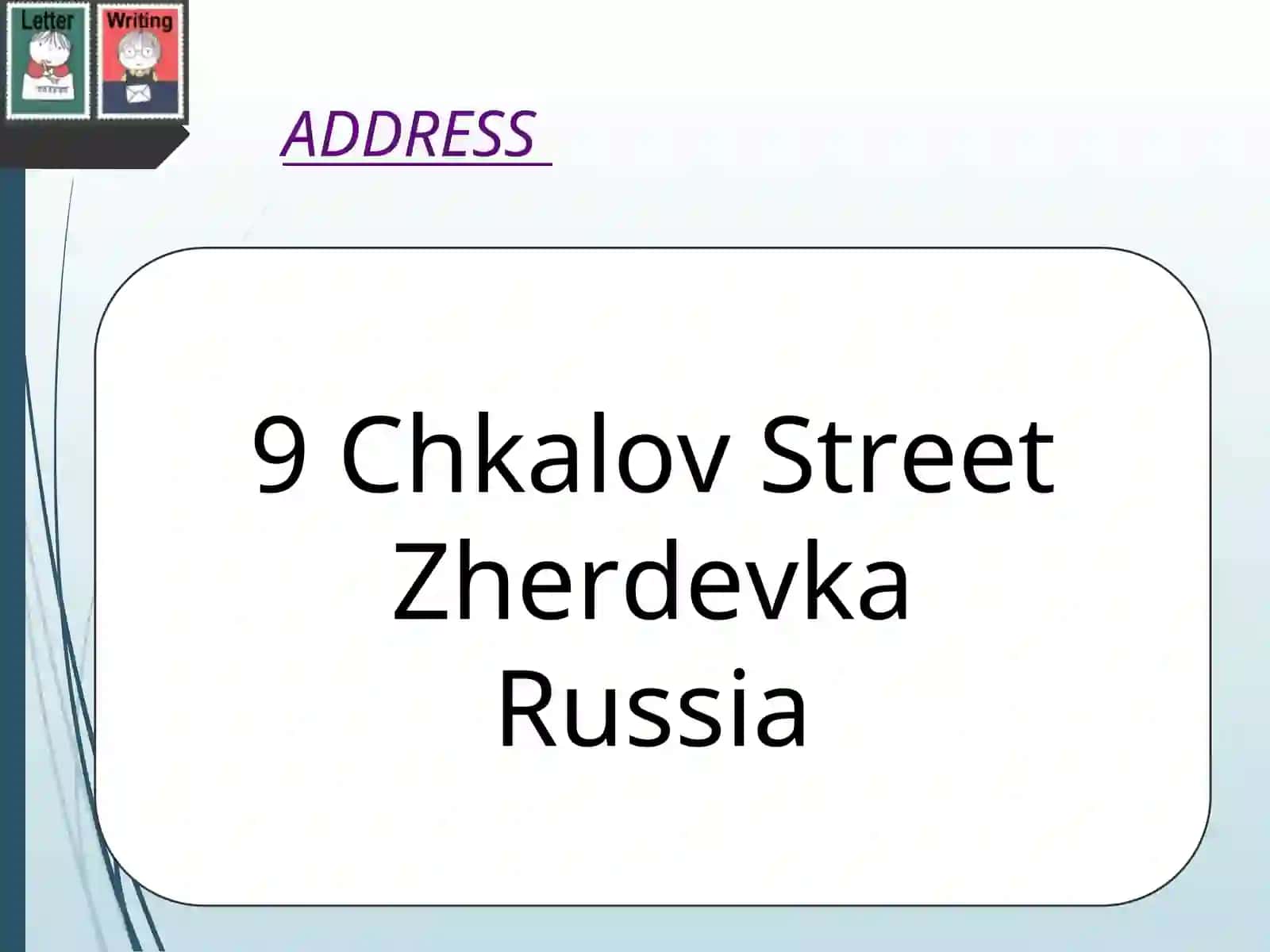 SHAXSIY XAT 4