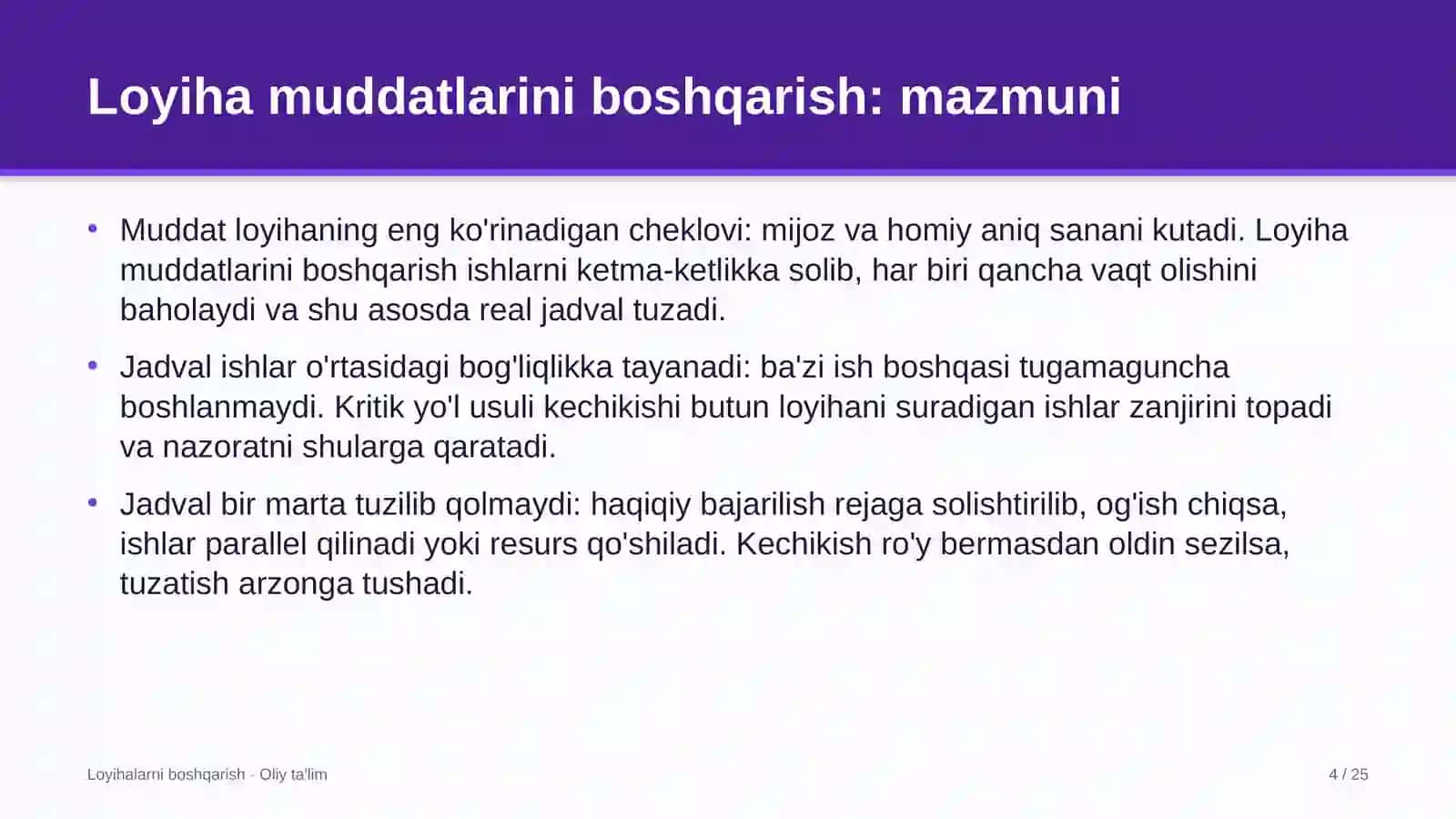 muhandislik qidiruv ishlarida loyiha muddatlarini boshqarish 1694 4