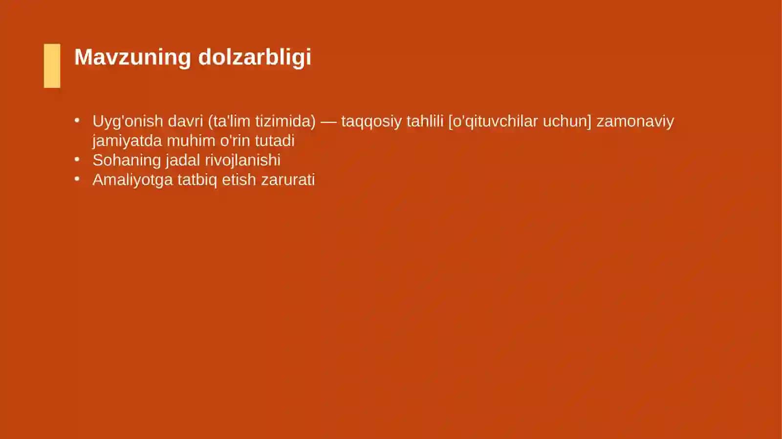 Uyg'onish davri (ta'lim tizimida) — taqqosiy tahlili [o'qituvchilar uchun] 4
