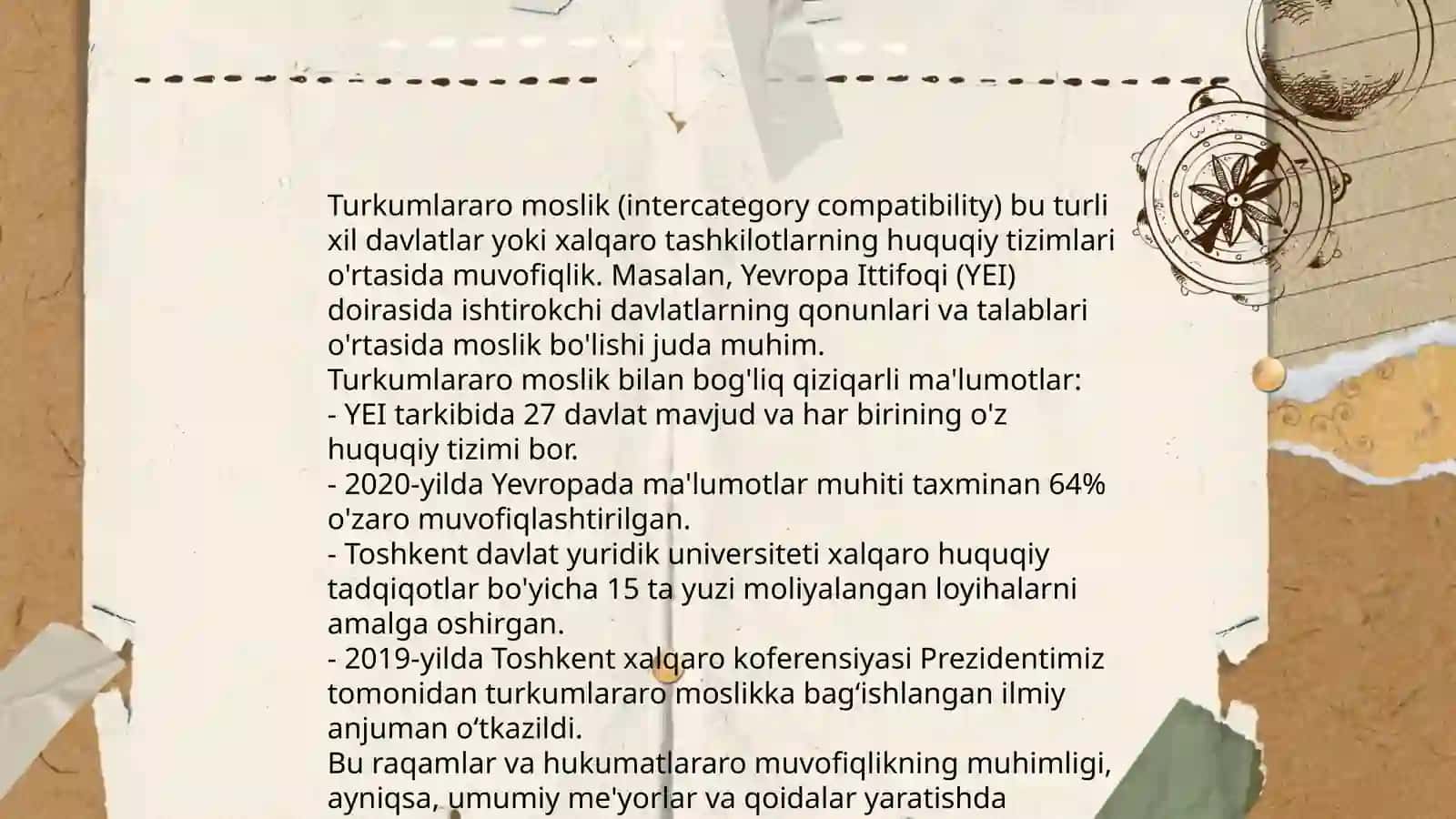 Elementlar o'rtasidagi aloqalar 4