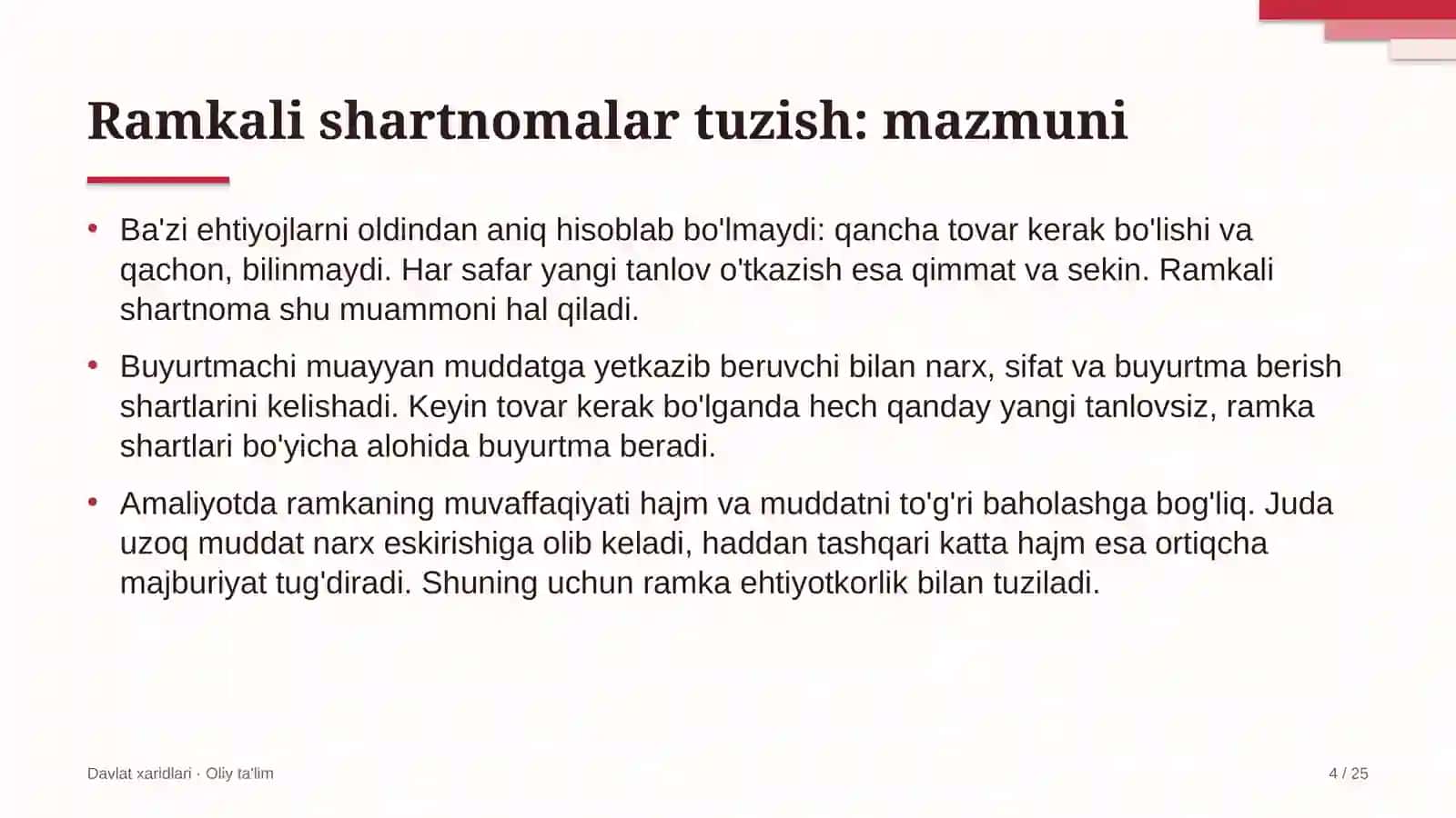 Arxeologiya ekspeditsiyalarida ramkali shartnomalar tuzish 4