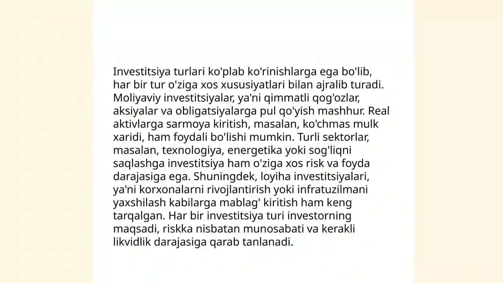 Investitsiya 4