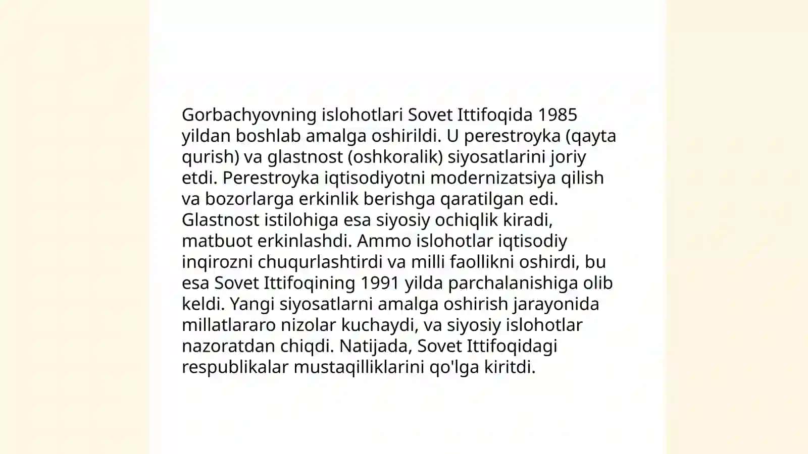 Sovet Ittifoqi iqtisodiy inqirozi 4