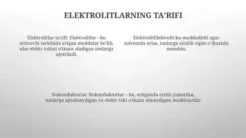 Elektrolit Va Noektrolit 4