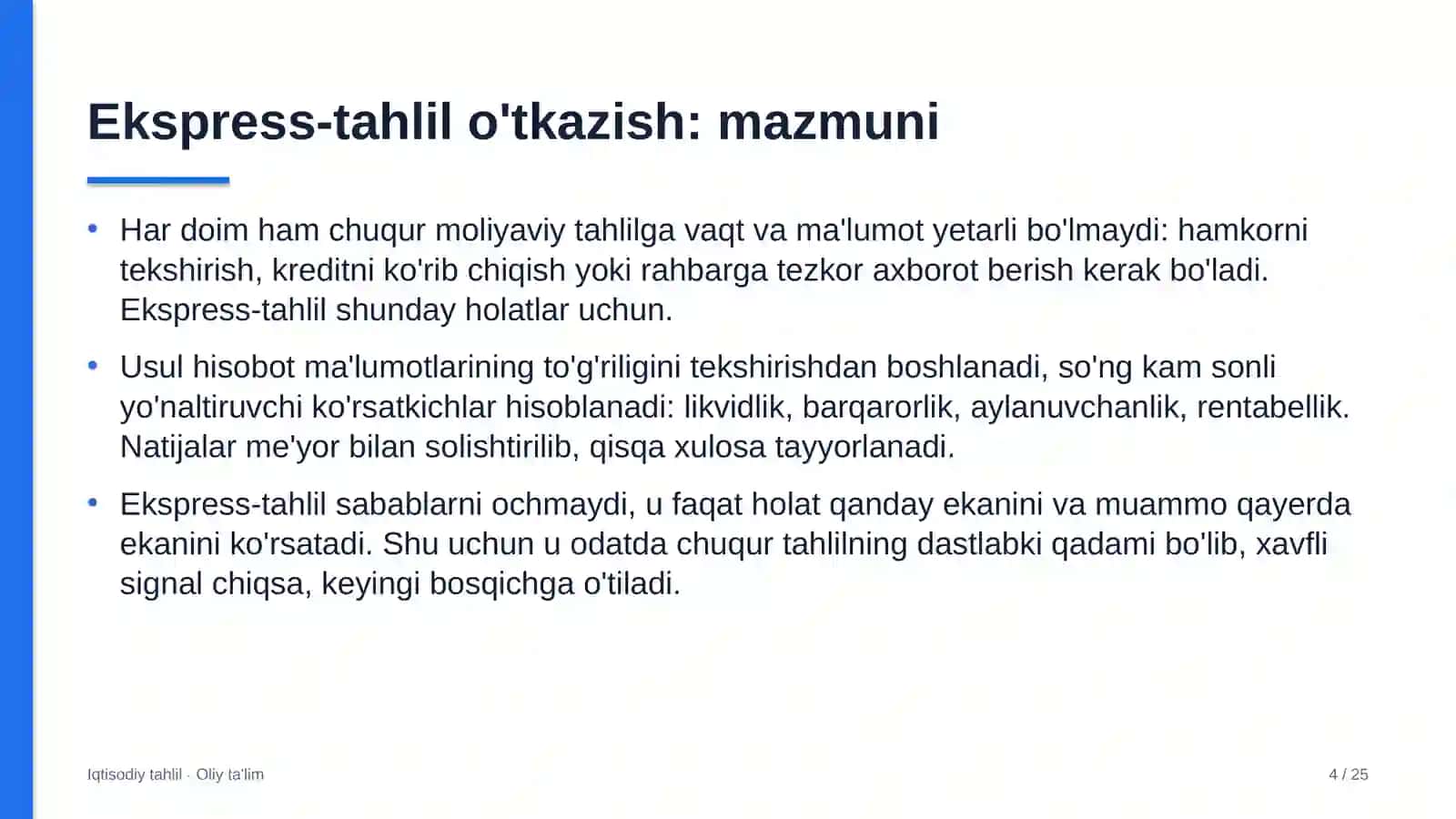 Asalarichilikda ekspress-tahlil o'tkazish 4